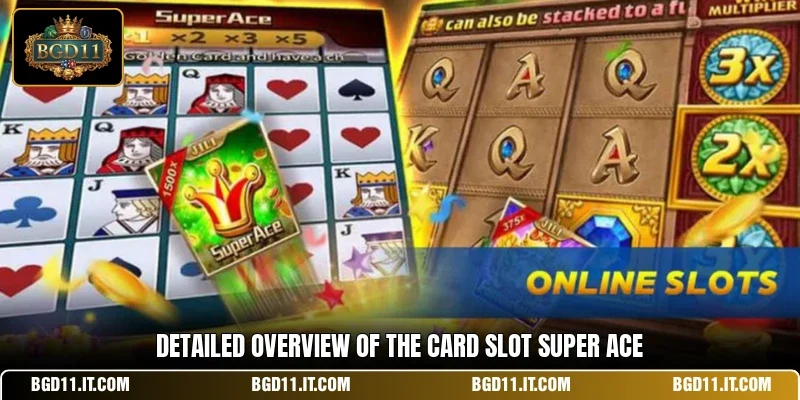 Detailed overview of the card slot Super Ace